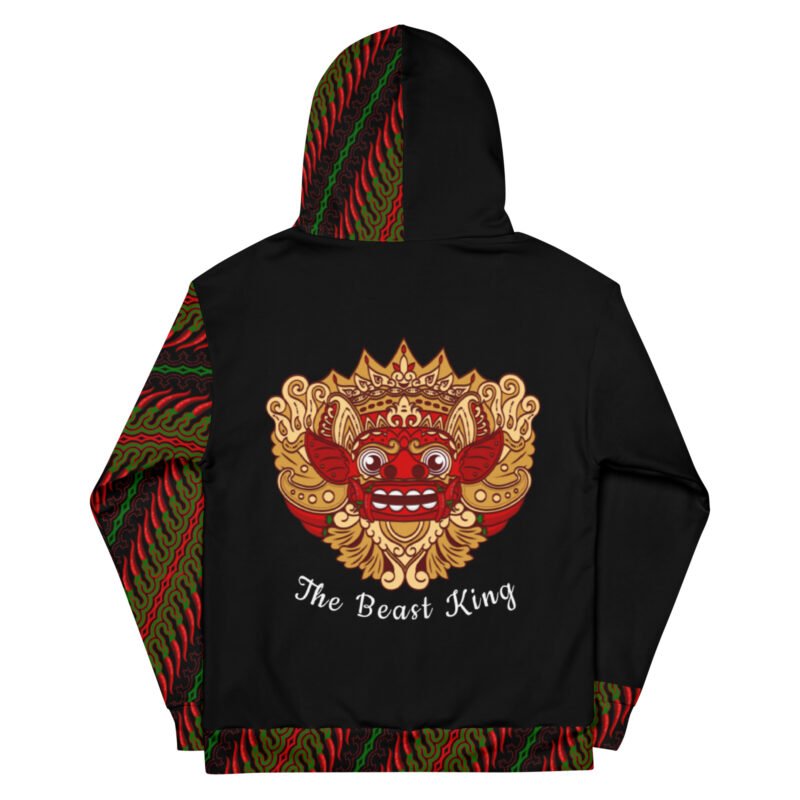 All over print : hoodie noir Batik Barong – Image 4