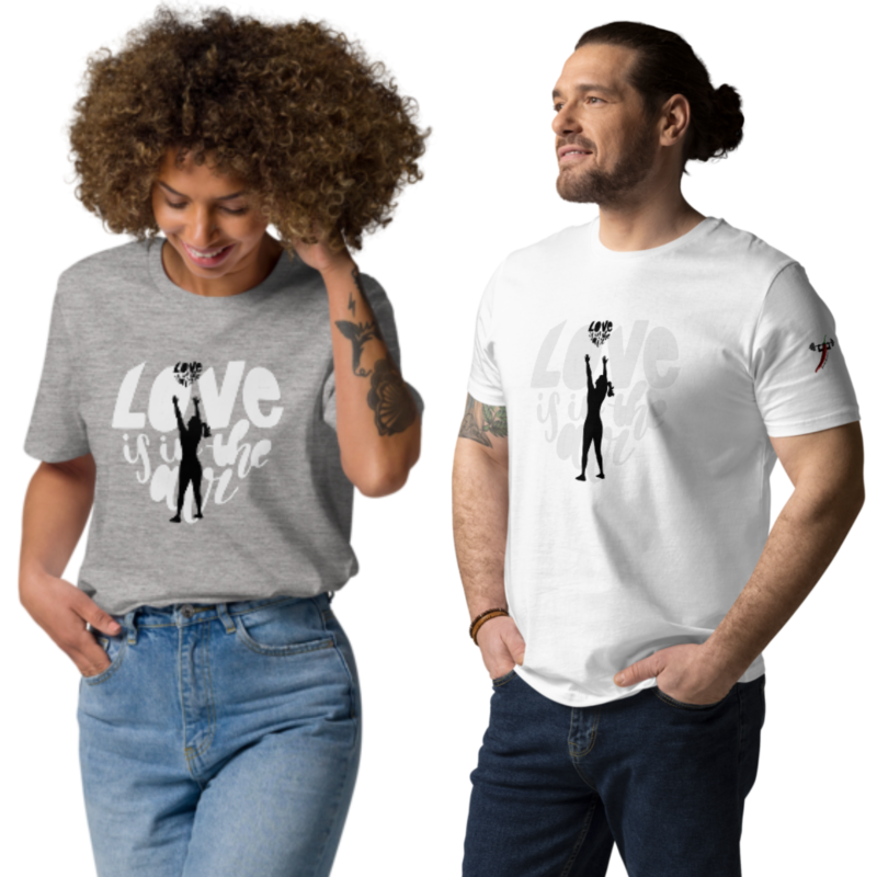 T-shirt Wall Ball (silhouette femme, dessin noir)